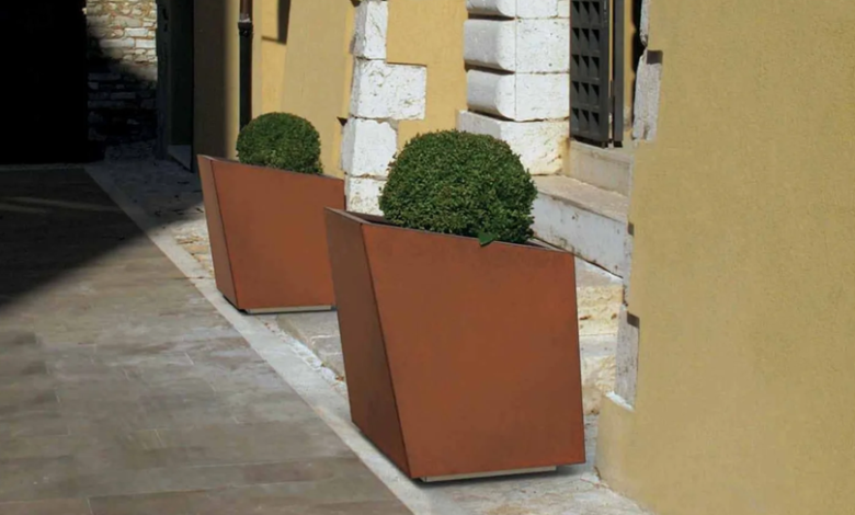 Elevating Business Environments with Commercial Outdoor Planters