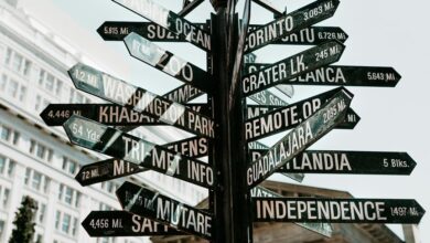 location and intent travel to named places