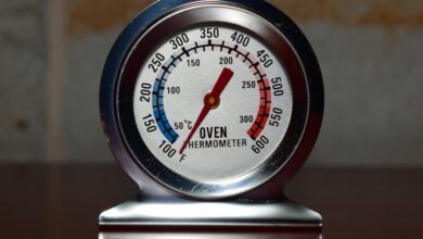 oven temperature details specified