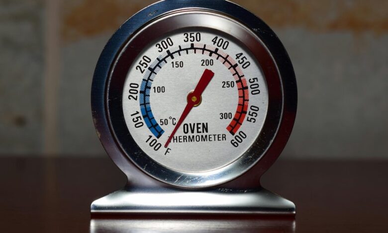 oven temperature details specified
